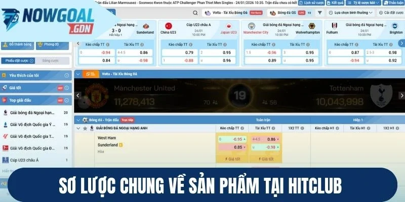 Sơ lược chung về sản phẩm tại Hitclub 